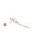 细节 - 点击放大 - VHERNIER - Palloncini Mini 18K White Gold Diamond Rock Crystal Mother of Pearl Stud Earrings