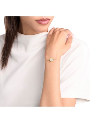  - ROBERTO COIN - Venetian Medallions 18K Gold Diamond Mother Of Pearl Black Jade Ruby Bracelet