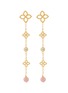 首图 - 点击放大 - ROBERTO COIN - Princess Flower 18K Gold Diamond Opal Ruby Earrings