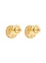 细节 - 点击放大 - ROBERTO COIN - Venetian Medallions 18K Gold Diamond Ruby Opal Earrings