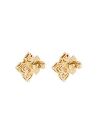细节 - 点击放大 - ROBERTO COIN - Venetian Princess 18K Gold Diamond Opal Ruby Earrings