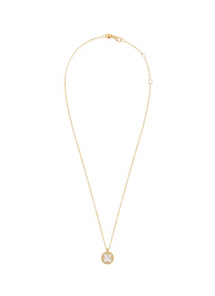 首图 - 点击放大 - ROBERTO COIN - Venetian Medallions 18K Gold Mother Of Pearl Black Jade Ruby Necklace