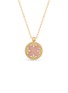 细节 - 点击放大 - ROBERTO COIN - Venetian Medallions 18K Gold Diamond Opal Mother Of Pearl Ruby Necklace