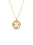 细节 - 点击放大 - ROBERTO COIN - Venetian Medallions 18K Gold Diamond Opal Mother Of Pearl Ruby Necklace