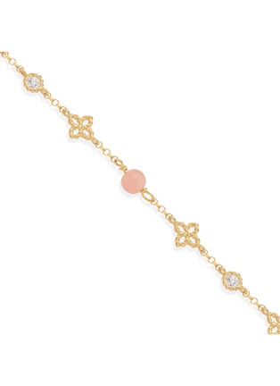 细节 - 点击放大 - ROBERTO COIN - Princess Flower 18K Gold Diamond Opal Ruby Bracelet