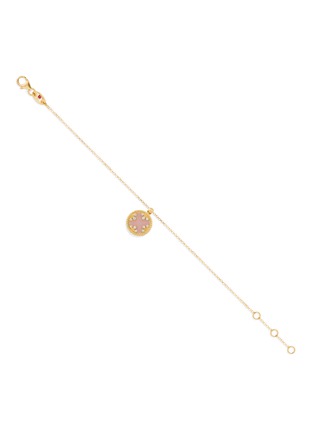 细节 - 点击放大 - ROBERTO COIN - Venetian Medallions 18K Gold Diamond Opal Mother Of Pearl Ruby Bracelet