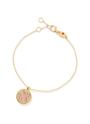 首图 - 点击放大 - ROBERTO COIN - Venetian Medallions 18K Gold Diamond Opal Mother Of Pearl Ruby Bracelet