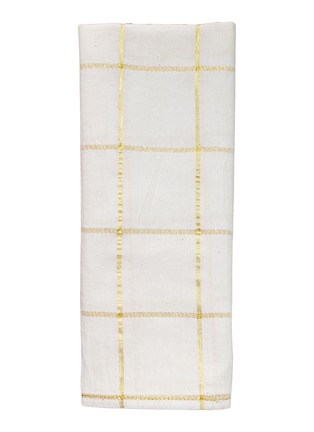 首图 - 点击放大 - BONCŒURS - Napkin — Lurex Checks Hostie