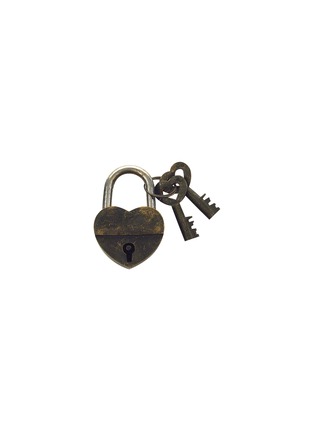 首图 - 点击放大 - BONCŒURS - Small Heart Padlock — Carbone