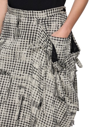  - Y'S - 格纹粗花呢长款半裙