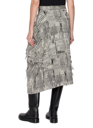 背面 - 点击放大 - Y'S - 格纹粗花呢长款半裙