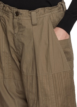  - Y'S - Big Front Pocket Patchwork Cotton Pants