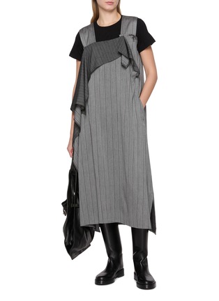 模特儿示范图 - 点击放大 - Y'S - 肌理圆领 T 恤