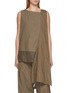 首图 - 点击放大 - Y'S - Sleeveless Asymmetrical Patchwork Cotton Top