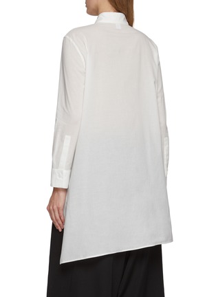 背面 - 点击放大 - Y'S - 不对称荷叶边衬衫