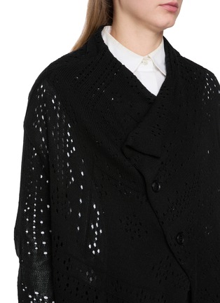  - Y'S - 非对称纯棉针织开衫