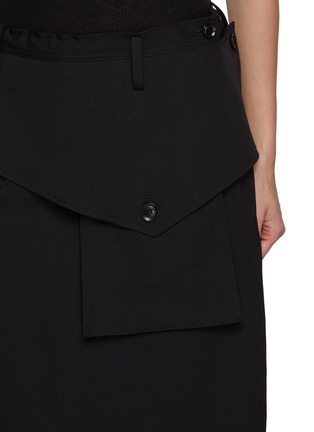  - Y'S - 不对称羊毛中长半身裙