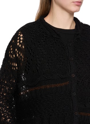  - Y'S - 拼接针织开衫