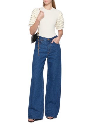 模特儿示范图 - 点击放大 - ULLA JOHNSON - KASSIA 褶裥袖口上衣