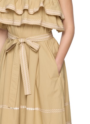  - ULLA JOHNSON - LUCIEN 腰带饰连衣裙