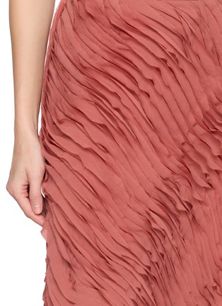  - ULLA JOHNSON - AMIKO 褶皱中长半身裙