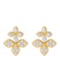 首图 - 点击放大 - ROBERTO COIN - Princess Flower 18K Gold Diamond Ruby Stud Earrings