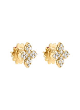 细节 - 点击放大 - ROBERTO COIN - Love By Yard 18K Gold Diamond Ruby Earrings
