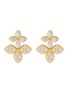 首图 - 点击放大 - ROBERTO COIN - Princess Flower 18K Gold Diamond Ruby Stud Earrings