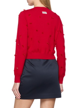 背面 - 点击放大 - ATELIER EDITION - 串珠饰针织开衫