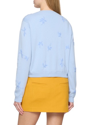 背面 - 点击放大 - ATELIER EDITION - 花卉串珠针织开衫