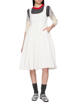 模特儿示范图 - 点击放大 - ATELIER EDITION - 褶裥连衣裙