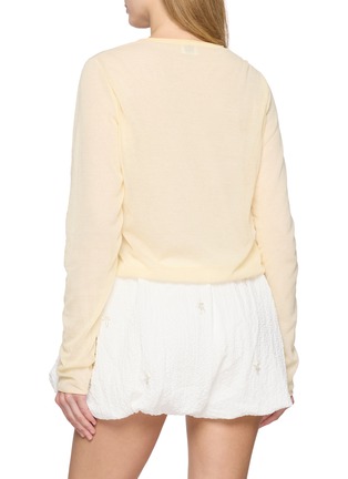 背面 - 点击放大 - ATELIER EDITION - 层次针织开衫