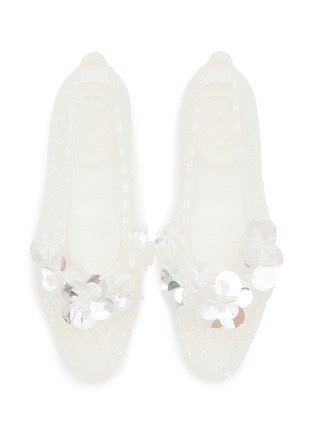细节 - 点击放大 - HEAVENLY JELLY - DEMI 花卉果冻平底鞋