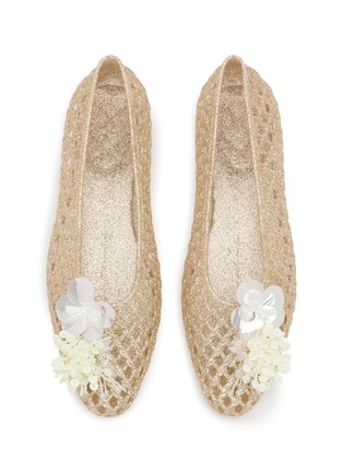 细节 - 点击放大 - HEAVENLY JELLY SHOES - VOW 花卉果冻平底鞋