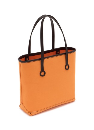 细节 - 点击放大 - JW ANDERSON - Small Anchor Canvas Leather Tote Bag