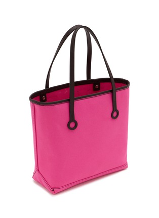 细节 - 点击放大 - JW ANDERSON - Small Anchor Canvas Leather Tote Bag