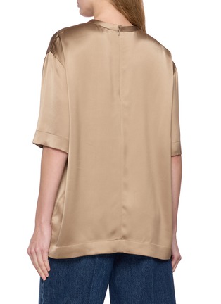 背面 - 点击放大 - TOTEME - 缎面短袖上衣