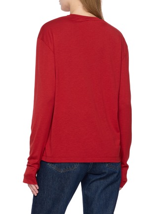 背面 - 点击放大 - TOTEME - 圆领长袖 T 恤