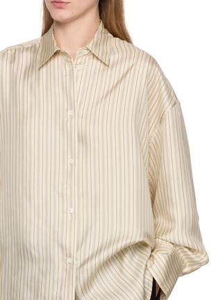  - TOTEME - 真丝条纹衬衫