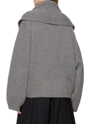 背面 - 点击放大 - TOTEME - 翻领针织短外套