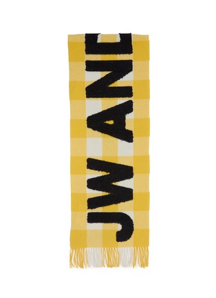 首图 - 点击放大 - JW ANDERSON - Logo Alpaca Wool Blend Scarf