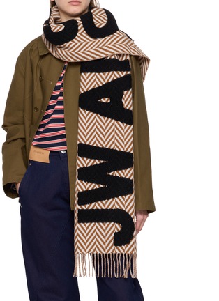 模特儿示范图 - 点击放大 - JW ANDERSON - Logo Wool Scarf