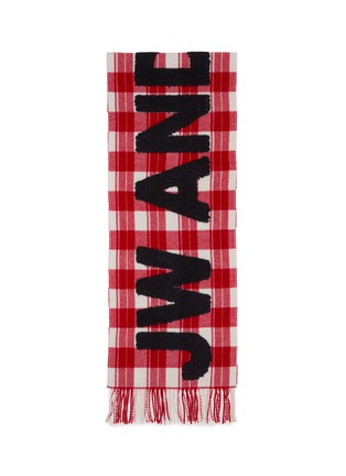 首图 - 点击放大 - JW ANDERSON - Logo Alpaca Scarf