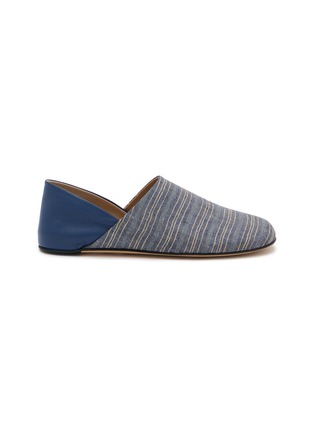 首图 - 点击放大 - JW ANDERSON - Babouche Printed Linen Slipper Mules