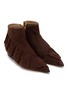 细节 - 点击放大 - JW ANDERSON - Ruffle Suede Ankle Boots