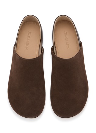 细节 - 点击放大 - JW ANDERSON - Babouche Suede Leather Slipper Mules