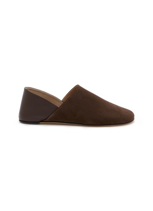 首图 - 点击放大 - JW ANDERSON - Babouche Suede Leather Slipper Mules