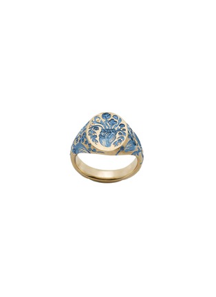 首图 - 点击放大 - CASTRO SMITH - Anatomical Heart 18K Gold Signet Ring — US 6