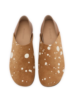 细节 - 点击放大 - JW ANDERSON - Babouche Printed Leather Slipper Mules
