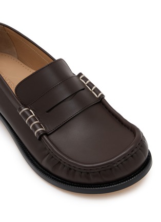 细节 - 点击放大 - JW ANDERSON - Moccasin Leather Loafers